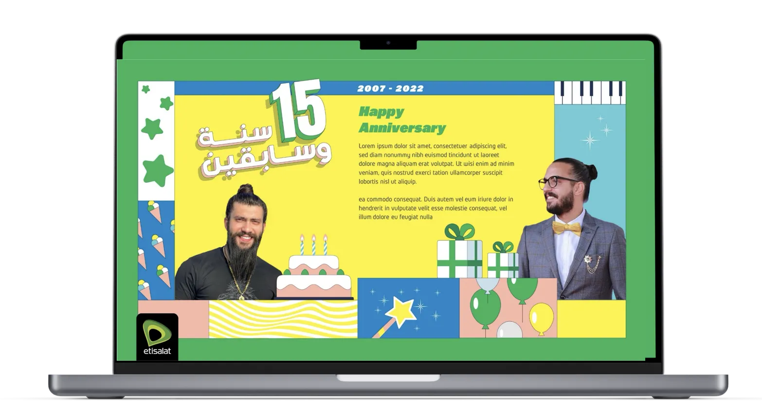 etisalat 15th anniversary